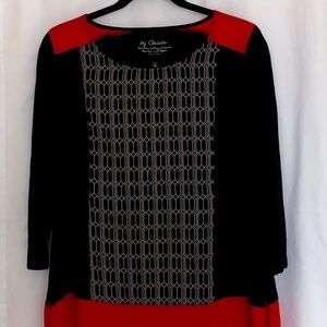 Chico’s Popover Top, Size 1 (8-10/M)